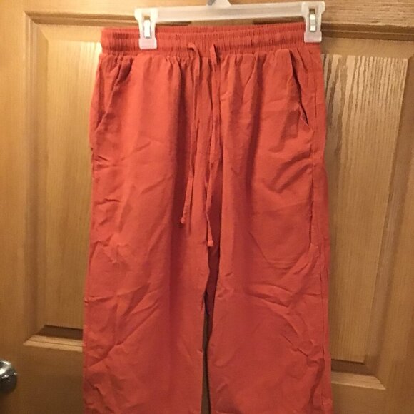 Burnt Orange Bermuda Pants - Picture 1 of 2